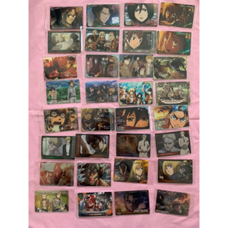 การ์ด goods attack on titan ของสะสมผ่าพิภพไททัน