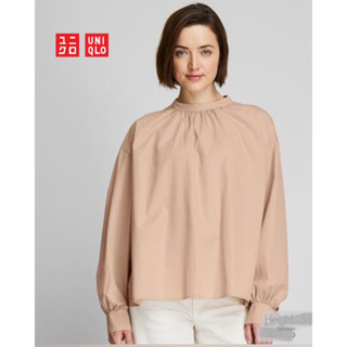 Uniqlo มือสอง BLOUSE ผ้าคอตตอน สภาพดี