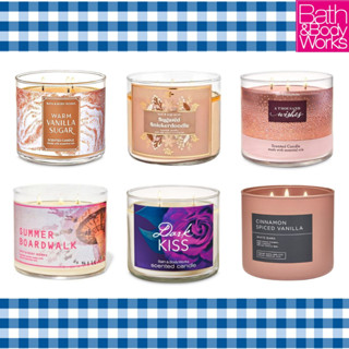 เทียนหอม Bath and Body Works 3 Wick Candle 411g. ของแท้ มีของพร้อมส่ง