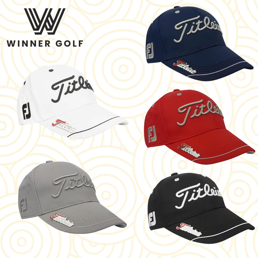 WinnerGolfหมวกกอล์ฟ พร้อมมาร์คเกอร์ในตัว GOLF CAP Clip with Magnetic Ball Marker สินค้าพร้อมส่งจากไทย รหัสสินค้า:MTI005