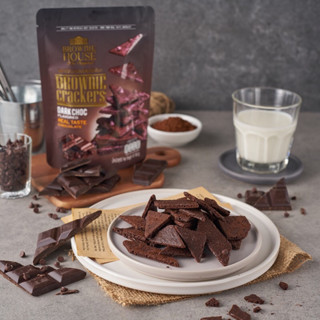 Brownie Crackers บราวนี่แครกเกอร์กรอบรส Dark Chocolate 45กรัม