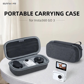 Sunnylife Mini Carrying Case Handbag Hard Travel Case Organizer Protective Bags Accessories for Insta360 GO 3