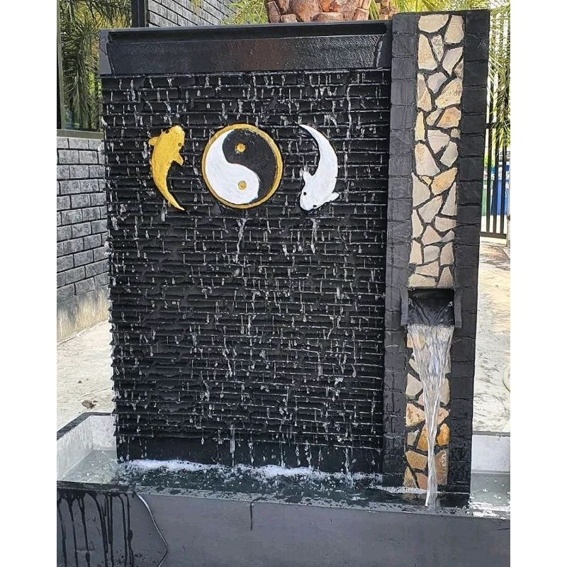 น้ำตก ม่านน้ำตกหินกาบ รุ่นหยินหยาง