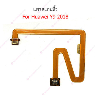 สแกนนิ้ว huawei Y9 2018 แพรต่อสแกนนิ้ว huawei Y9 2018 สายแพรสแกนนิ้ว Y9 2018