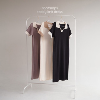 NEW IN Shatamps - Teddy Knit Dress เดรสยาว เดรสไหมพรม