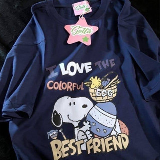 เสื้อยืด snoopy best friend