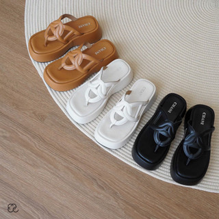 CHANI : R115-50 l Sandals รองเท้าแตะ เสริมส้น หนัง pu premium