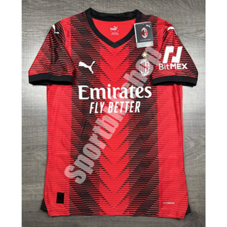 [Player] - เสื้อฟุตบอล AC Milan Home เอซี มิลาน เหย้า 2023/24 เกรดนักเตะ