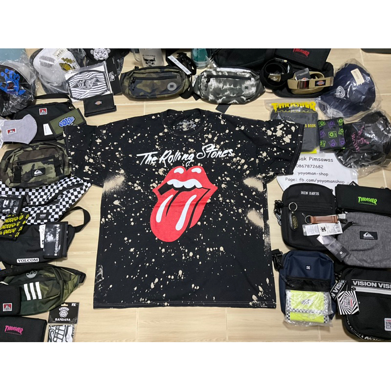 เสื้อวง The Rolling Stones ของแท้มือ1 size xl