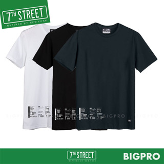 เสื้อยืด แนวสตรีท 7th Street รุ่น Ticket ( ขาว - ดำ - กรมเข้ม ) JTK001 , JTK002 , JTK006 ของแท้