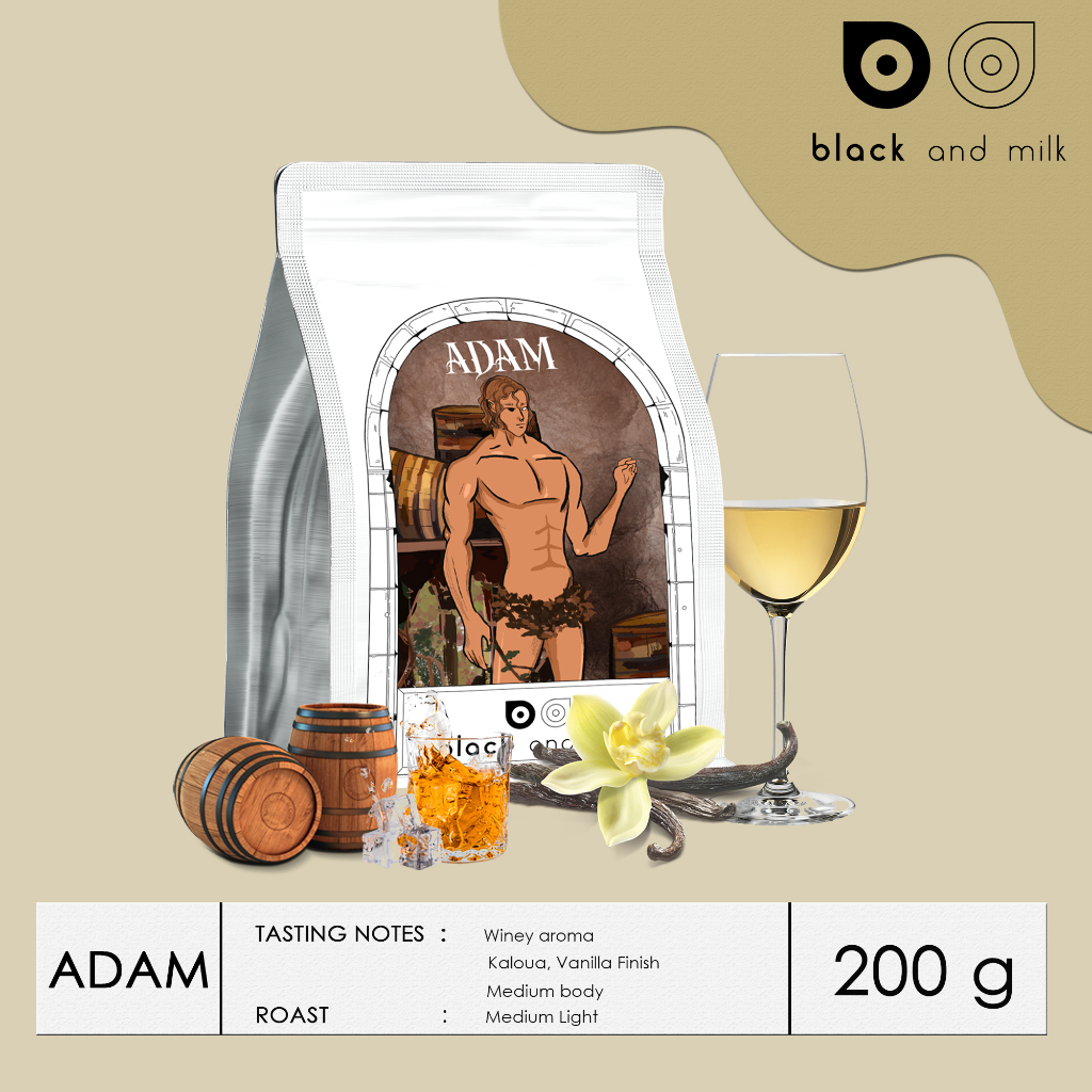 black and milk | House Blend | ADAM | กาแฟคั่วกลางไปอ่อน | Espresso | Filter |