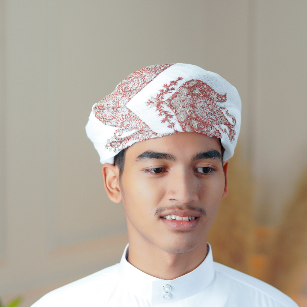 ผ้าสะระบั่น กิสมีรี่ หรือชีมัค โพกพันบนศรีษะ คลุมไหล่ ผ้าพันคอ สไตล์อาหรับดูไบ  SA71วาริสมุสลิม