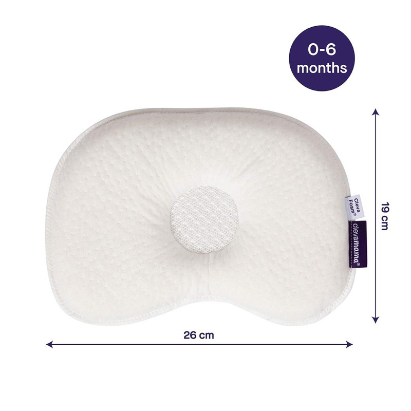 หมอนหลุม สำหรับทารก Clevamama ClevaFoam รุ่น Infant Pillow มือสอง