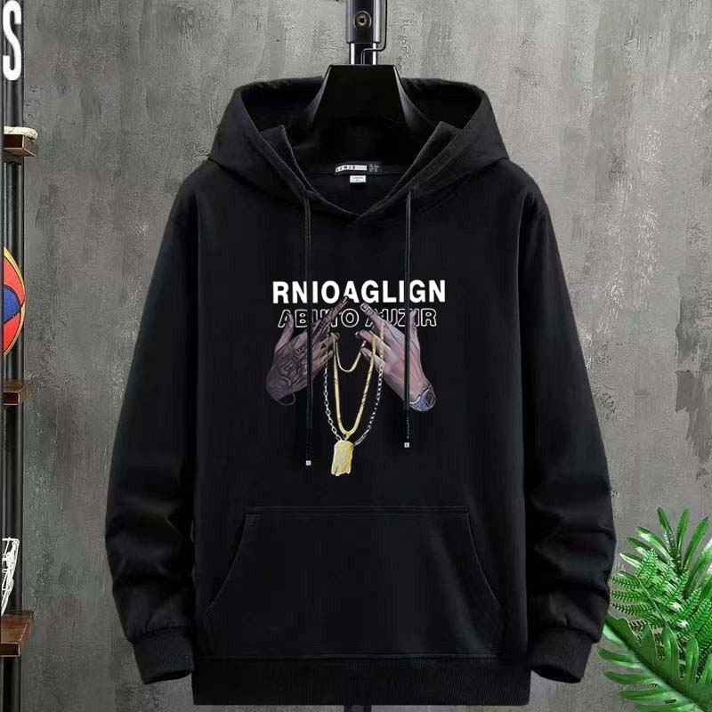 BK673-LONG  เสื้อแขนยาวพิมพ์ลาย ใส่ได้หญิงและชาย เสื้อฮู้ตแฟชั่น