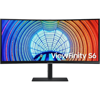 Samsung Viewfinity S6 34" LS34A650UBEXXT Ultra-Wide WQHD 2K USB-C Monitor รับประกัน 3ปี ศูนย์ไทย