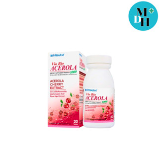 Biopharm vio bio acerola 1000 mg 30 เม็ด (17320)