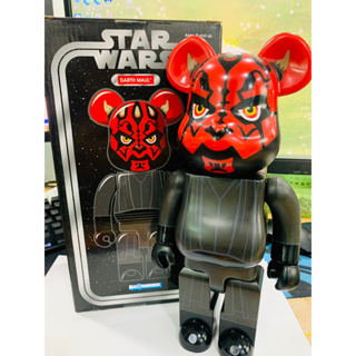 BEARBRICK DARTH MAUL 400% BLACK โมเดล แบบริค ของแท้