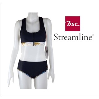 ชุดว่ายน้ำผู้หญิง  BSC streamline ลดเยอะมาก(บิกินี่)มีซับในมีฟองน้ำ