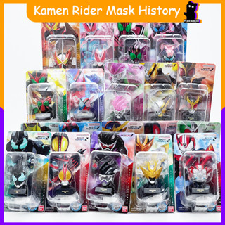 Kamen Rider Mask History 1&amp;2 หัวมาสไรเดอร์ คาเมนไรเดอร์พร้อมฐาน สินค้าใหม่มือ1