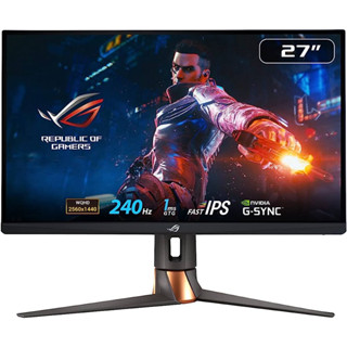 ASUS ROG Swift PG279QM 27” 1440P Gaming Monitor  - WQHD, Fast IPS, 240Hz, 1ms, G-SYNC, NVIDIA Reflex Latency Analyzer, DisplayHDR400, Eye Care, HDMI, DisplayPort, USB, Height Adjustable,BLACK