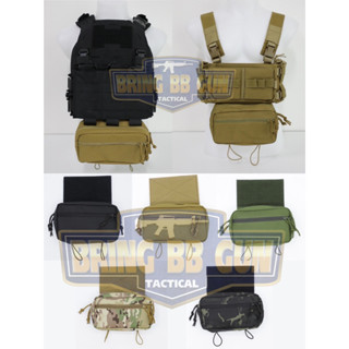 กระเป๋าจิงโจ้ติดเสื้อเวส ทรงสีเหลี่ยม (Drop Pouch) (Lower Accessories Pouch)