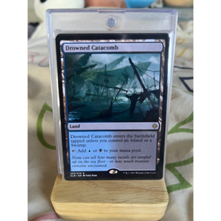 การ์ด MTG Drowned Catacomb Land Magic the Gathering EDH รุ่น XLN สภาพ Nm