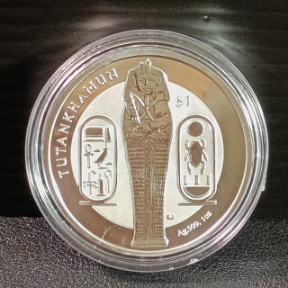 2023 Tutankhamun 1 oz Silver Coin Republic of Sierra Leone