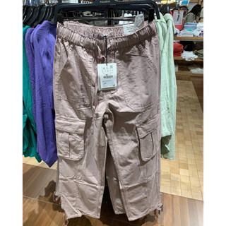 PULL&amp;BEAR Cargo pants สีชมพู