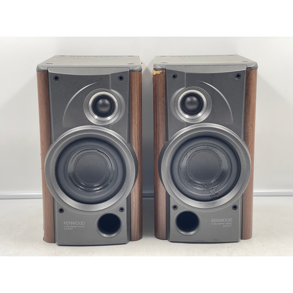 AD16 ลำโพง 1 คู่ มือสองญี่ปุ่น (222) KENWOOD LS-SA7 30W 6 โอห์ม Woofer 4 นิ้ว Size ตู้ 16x20x28.5CM 