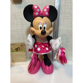 Minnie Mouse cheerleader vintage doll น่ารักค่ะ เต้นแรงเลย ตำหนิตามภาพนะคะ