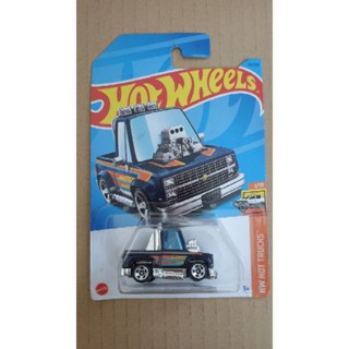 Hotwheels ToonD Chevy Silverdo/(สีดำ) แพ็คยับขอบมุม ตัวรถสวยปกติครับ