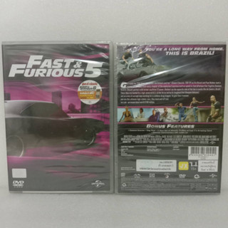 Media Play DVD Fast &amp; Furious 5/เร็ว แรงทะลุนรก 5 (DVD)/S16215DA