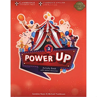 DKTODAY หนังสือแบบฝึกหัด POWER UP 3:ACTIVITY+ONLINE RESOURCE&amp;HOME BOOKLET