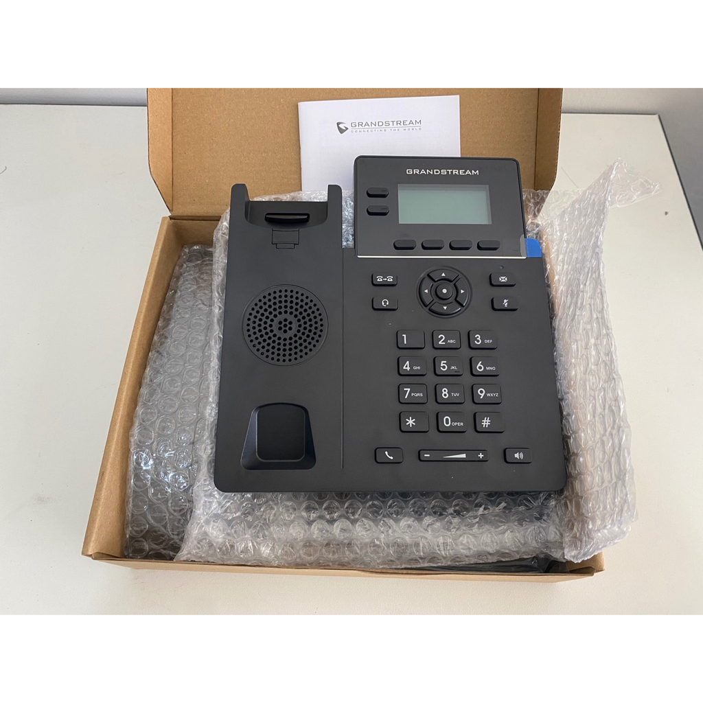 โทรศัพท์ ไอพีโฟน Grandstream IP Phone GRP2602 (POE) สินค้าใหม่แกะเช็คกล่อง ยังไม่ได้ใช้งาน