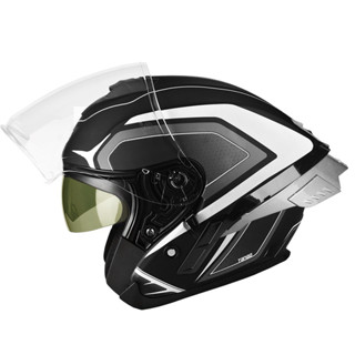 หมวกกันน็อค LAZER รุ่น Tango-SR HEXA Black-white