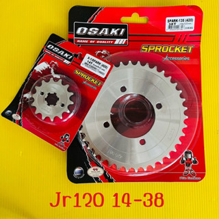 สเตอร์หน้า+หลัง jr120 14-38 osaki เลส