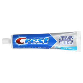 ยาสีฟัน Crest สูตรใหม่ Baking Soda &amp; Peroxide Whitening Fluoride Toothpaste, Fresh Mint, 8.2 oz (232 g) แท้100%