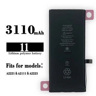 100% battery health check compatible with i 11  Original battery replacement 3110mAh with a 3-month warranty