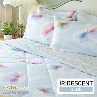 FAIRmaid เซ็ทเครื่องนอน(6/4ชิ้น) Iridescent สำหรับเตียงขนาด 6 /5 /3.5ฟุต (ผ้าปู ผ้านวมเย็บติด ปลอกหมอน และปลอกหมอนข้าง)