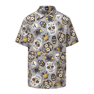 เสื้อกอล์ฟ Hawaiian Kaipar NOCHE DE LOS MUERTOS Performance Golf Shirt LIMITED KAHUNA COLLECTION