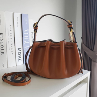 POMODORINO BROWN FABRIC MINI BAG