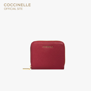 COCCINELLE METALLIC SOFT WALLET 11A201 กระเป๋าสตางค์ผู้หญิง