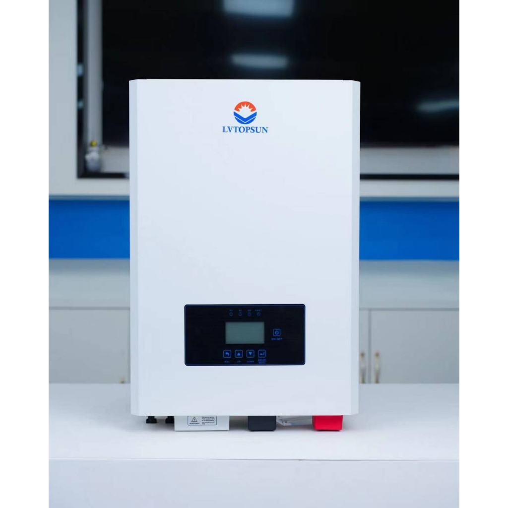 Hybrid Solar Inverter 6KW ,48V Battery Mppt charger 100A ,Ac charger 30A ,รับประกันศูนย์ LVTOPSUN.(ห