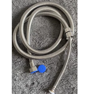 สายถักสเตนเลส 304 1.2 เมตร / 1.5 เมตร ไส้ EPDM ทนแรงดันสูง ทนความร้อนสูง (SUS304)