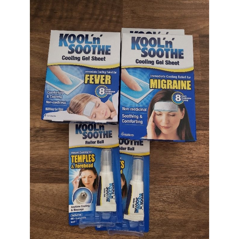 (พร้อมส่ง สินค้าจาก UK) KooL n Soothe แก้ไมเกรนตัวดังจากอังกฤษ ราคาไม่แรง
