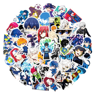 ✨พร้อมส่ง✨JAPAN ANIME bluelock ขังดวลแข้ง sticker 50แผ่น พีวีซี กันน้ำ สติ๊กเกอร์