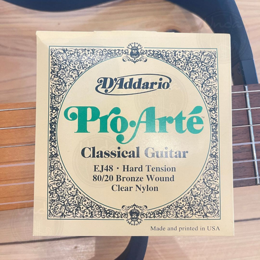 สายกีตาร์คลาสสิค  EJ48 (ดั้งเดิม) 6 เส้น สายนิ่ม เสียงดี