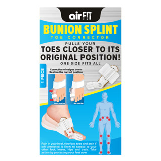 AIR FIT อุปกรณ์ดูแลสุขภาพเท้า ซิลิโคนเจล จัดรูปทรงนิ้วเท้า FOOTCARE BUNION SPLINT TOE CORRECTOR