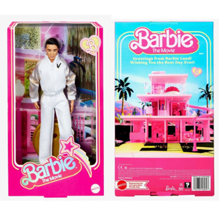 Barbie The Movie Ken Doll in White and Gold Tracksuit ตุ๊กตาบาร์บี้ เดอะมูฟวี่ เคน ดอล ในชุดวอร์มสีขาวทอง รุ่น HPK04