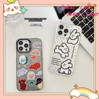 ❤️ส่งของขวัญ❤️ เคสไอโฟน 11 12 13 14 Pro Max กราฟฟิตี สไตล์คู่รัก ความคิดสร้างสรรค์ ฤดูร้อน Case for iPhone ป้องกันการตก